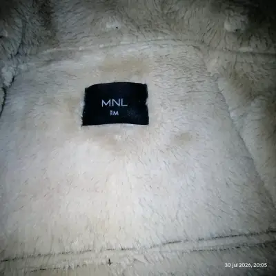 Chaqueta de cuero sintético con forro de piel MNL - miniatura 4