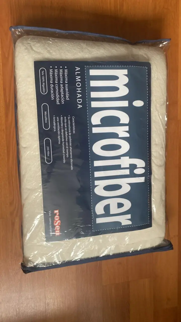 Almohada Microfibra Rosen con Máxima Suavidad - 1
