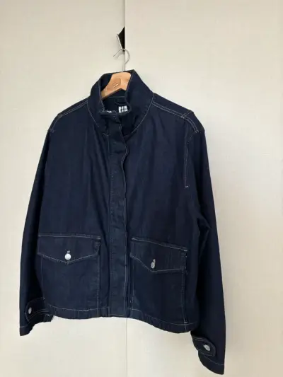 Chaqueta de mezclilla azul oscuro XL - miniatura 1