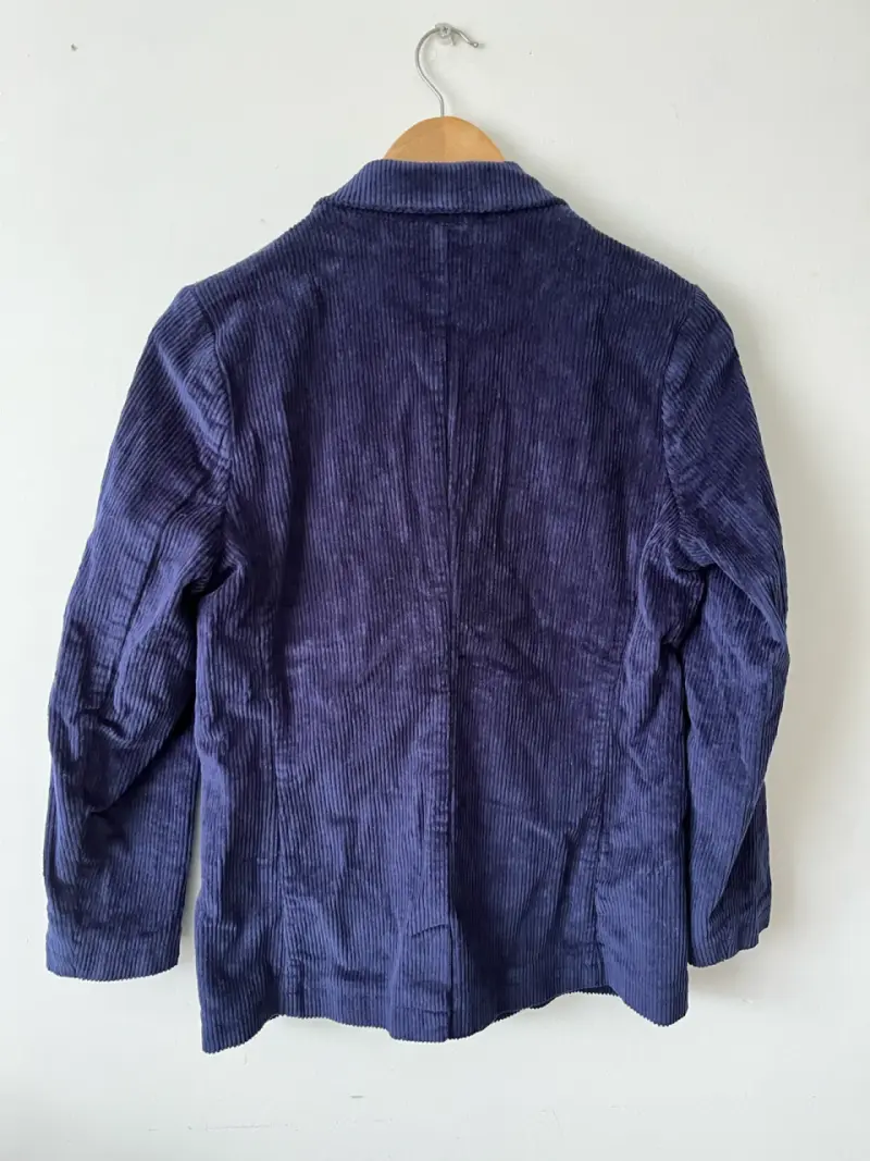 Blazer de pana azul marino Newport para mujer - 3