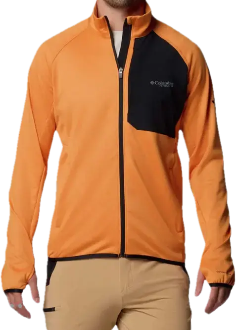 Chaqueta Deportiva Columbia Naranja para Hombre - 1