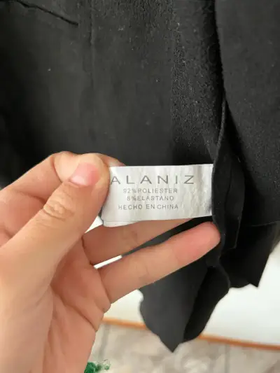 Blazer negro de mujer Alaniz talla S - miniatura 4