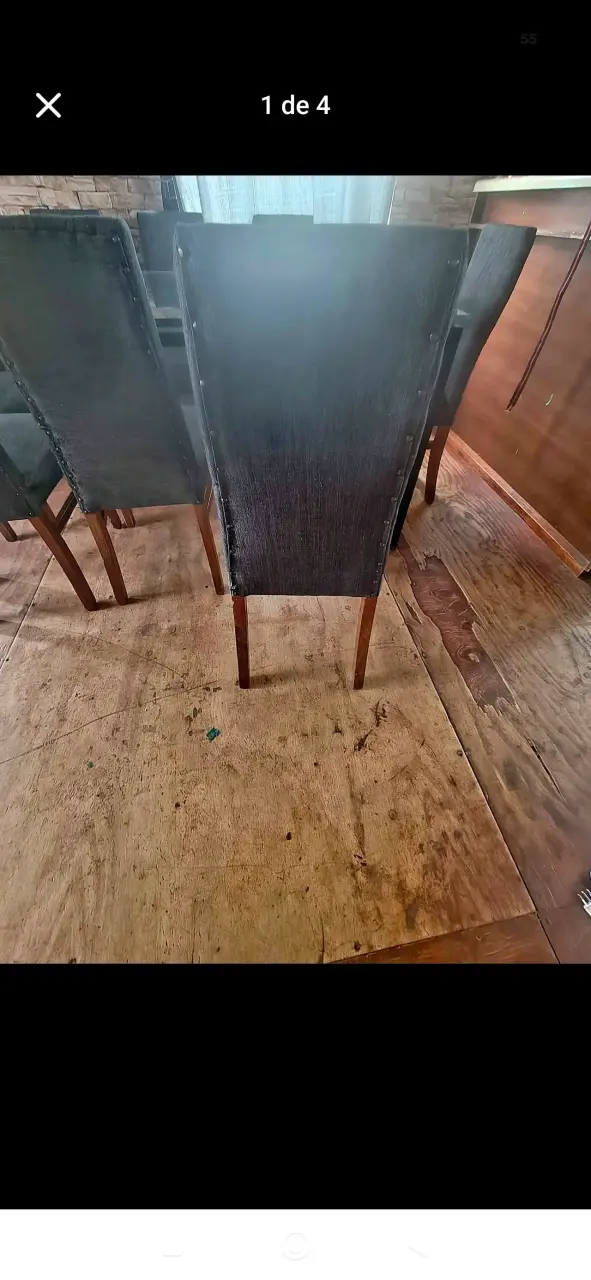 Juego de Comedor de Vidrio con 8 Sillas - 5
