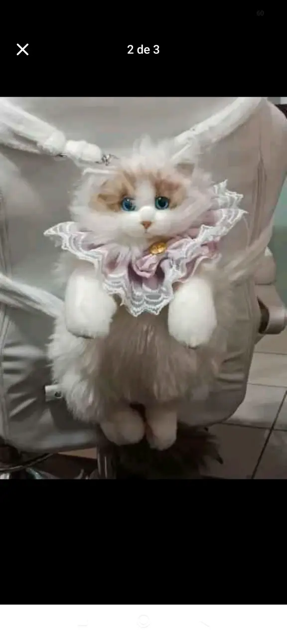 Mochila de gato realista - 2
