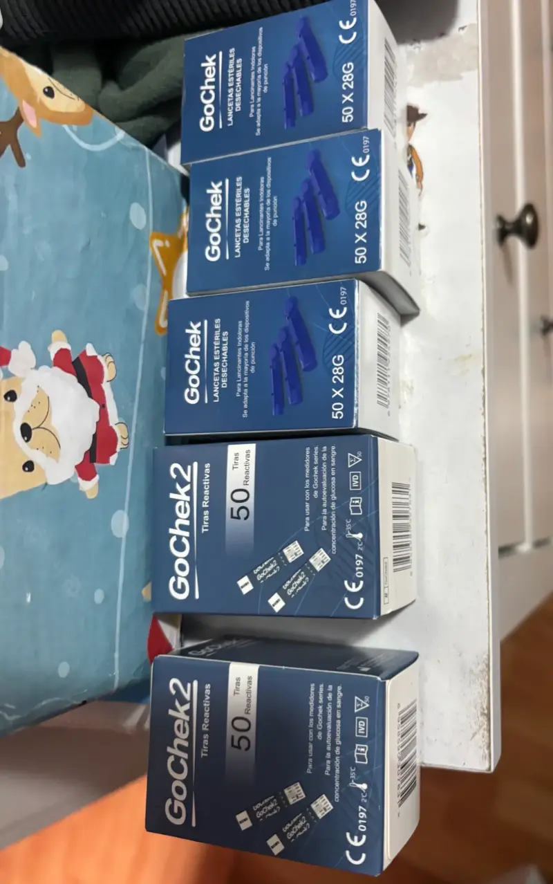Lotes de Lancetas y Tiras Reactivas GoChek2