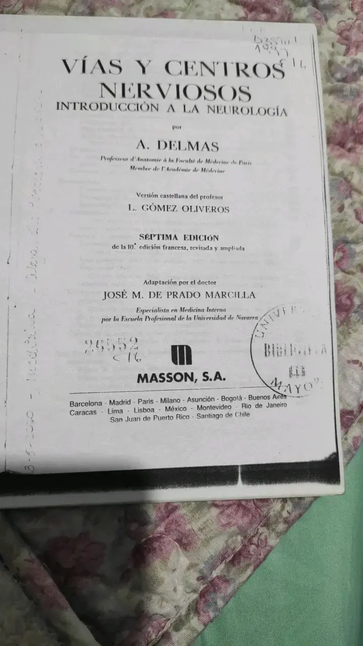 Libro Vías y Centros Nerviosos Séptima Edición
