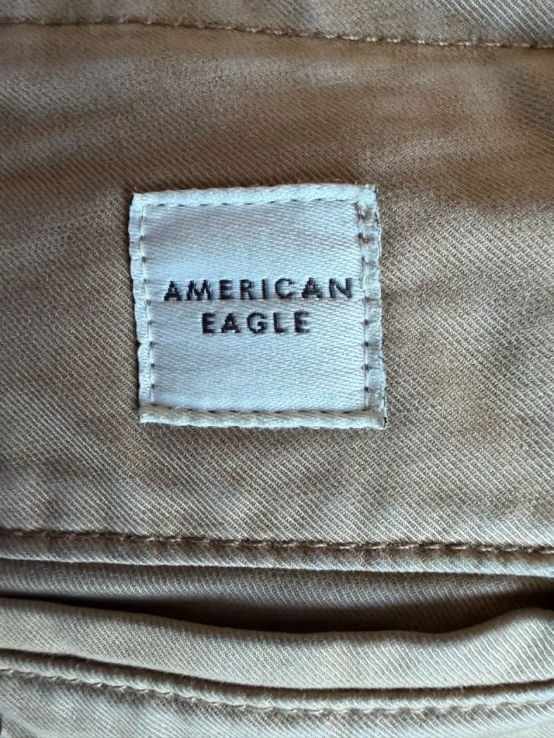 Pantalones skinny caqui American Eagle F - 4