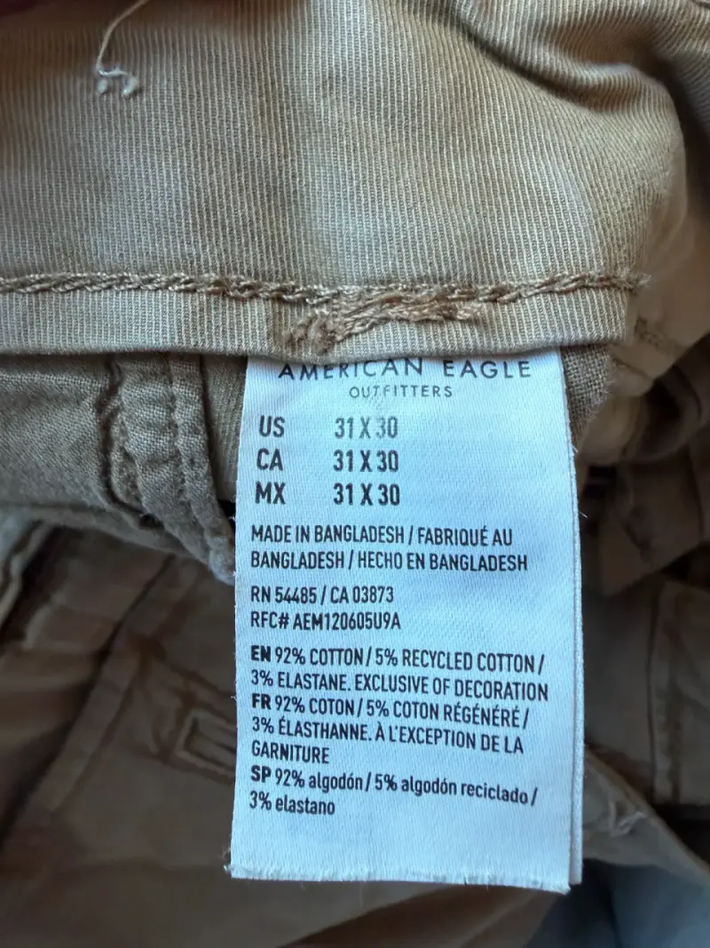 Pantalones skinny caqui American Eagle F - 5