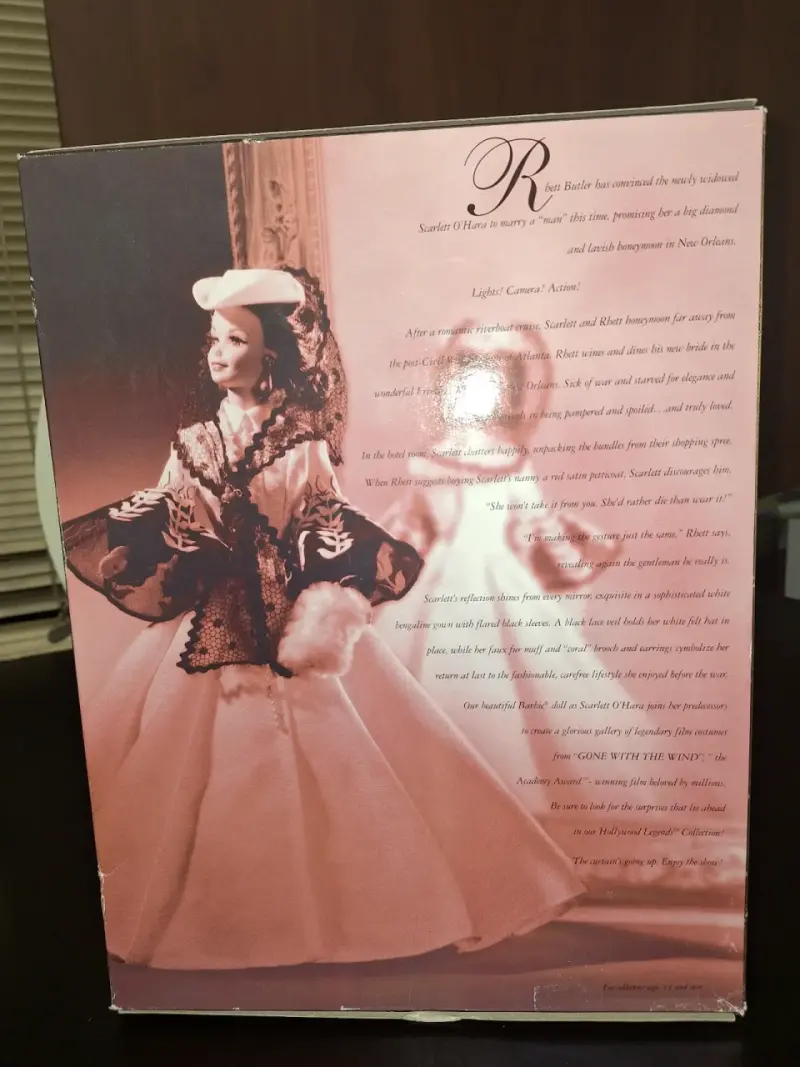 Muñeca Barbie Gone with the Wind - luna de miel - 5
