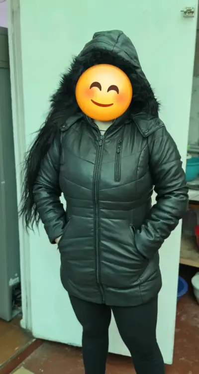 Chaqueta JJO de cuero sintetico - miniatura 1