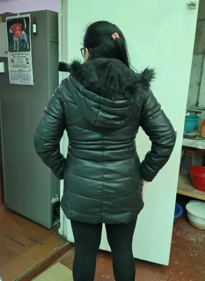 Chaqueta JJO de cuero sintetico - miniatura 2
