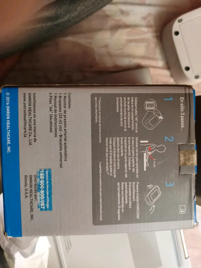 Monitor de Presión Arterial Automático Omron - 4