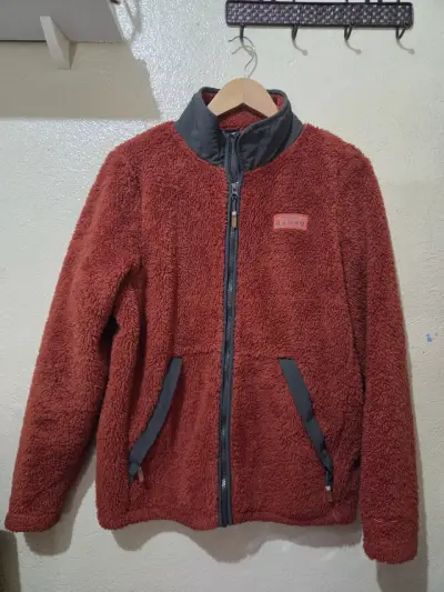 Chaqueta de lana Kannú roja para hombre - miniatura 1