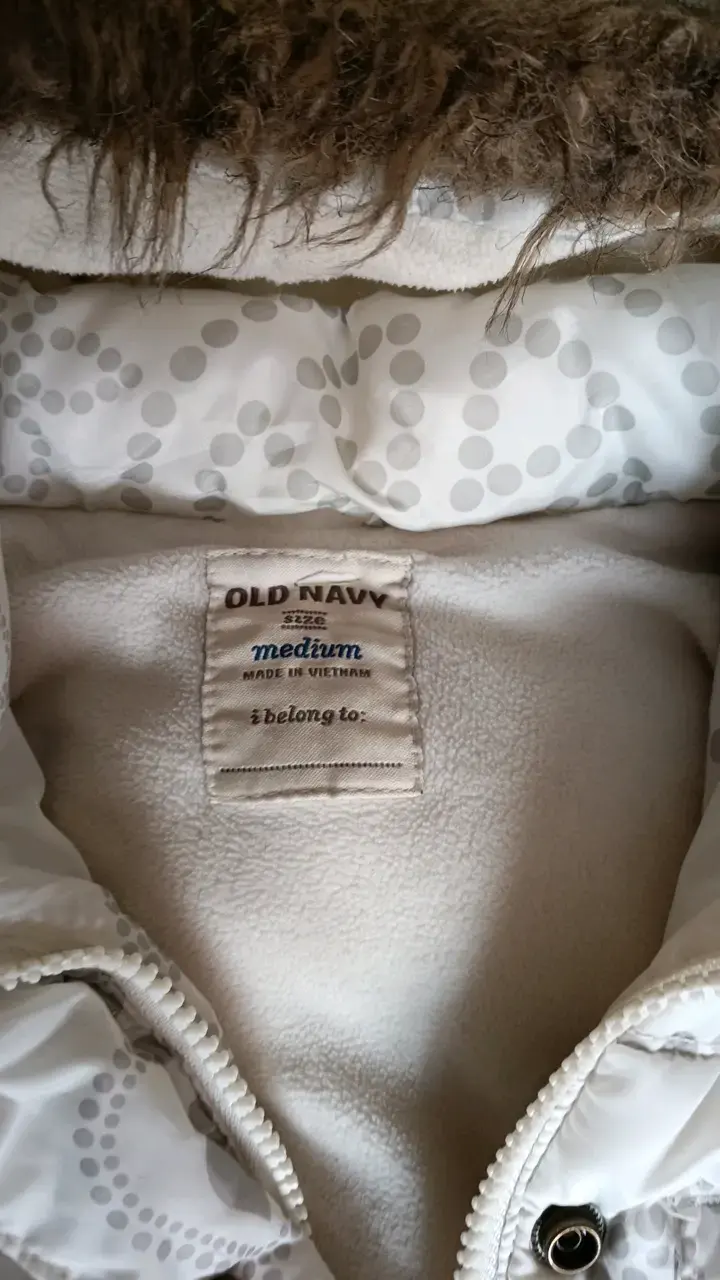 Chaqueta acolchada para niña Old Navy con capucha - 2