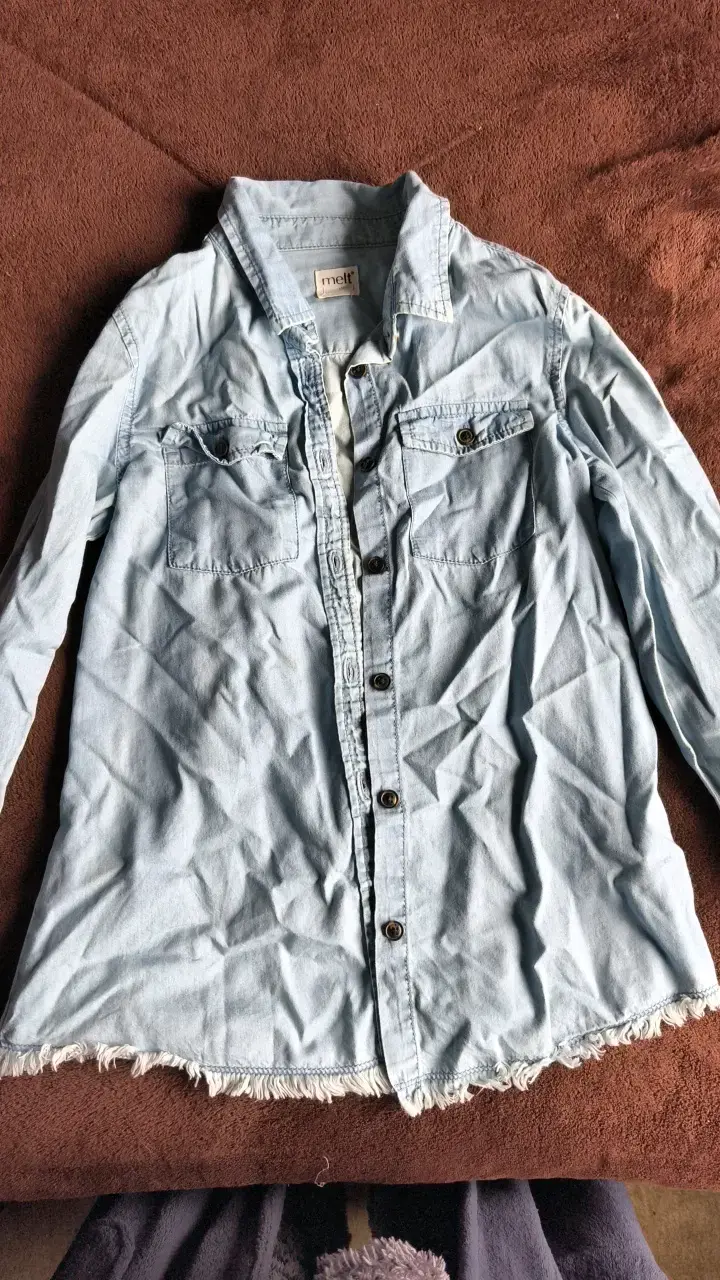 Camisa de mezclilla azul claro Melt - 1