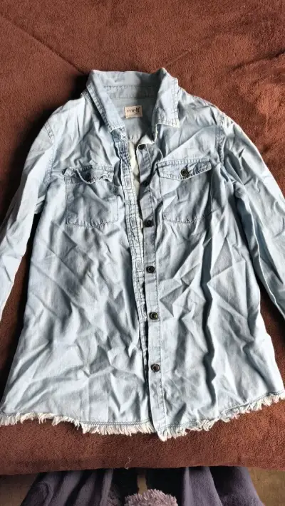 Camisa de mezclilla azul claro Melt - miniatura 1