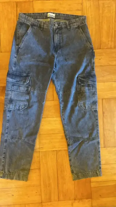 Pantalones cargo denim Americano talla 44 - miniatura 1
