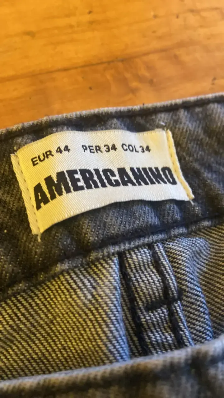 Pantalones cargo denim Americano talla 44 - 2