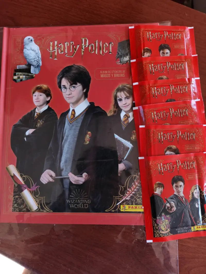 Álbum de stickers Harry Potter con sobres
