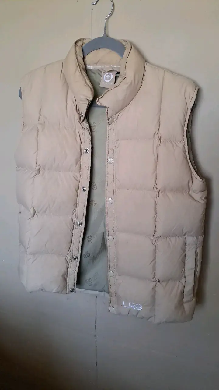 Chaleco acolchado beige LRG - 1
