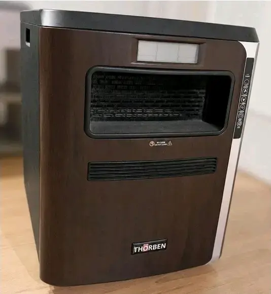 Calefactor eléctrico Thorben con diseño moderno