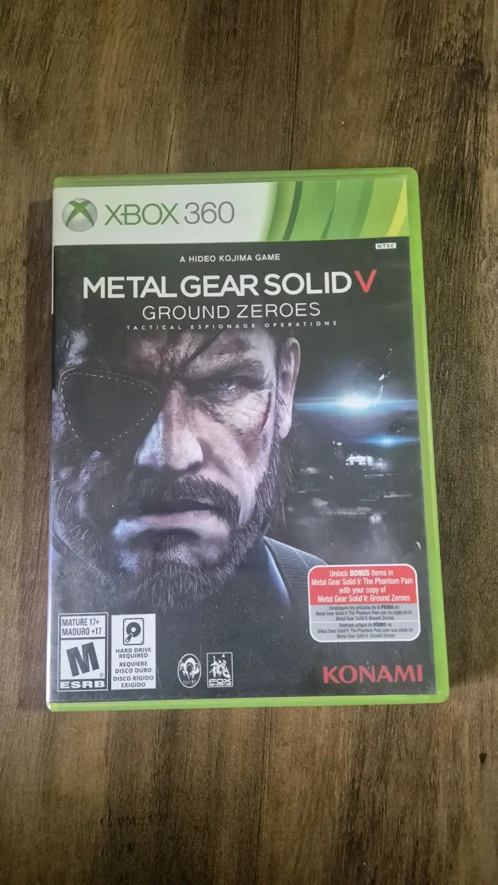 Metal Gear Solid V Ground Zeroes para Xbox 360