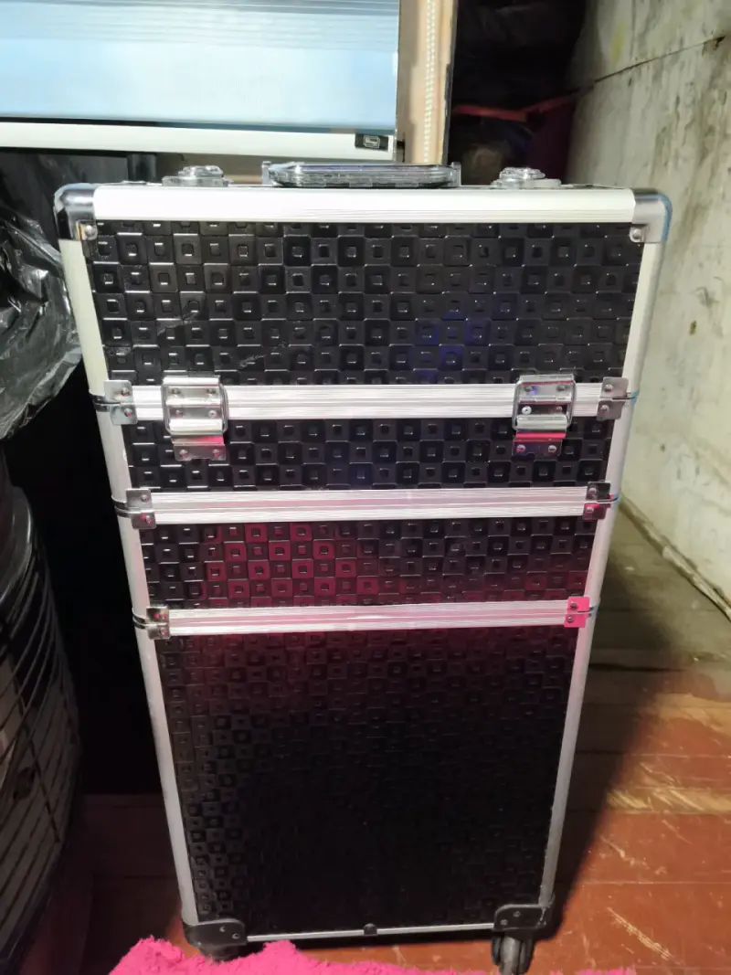Maleta organizadora de maquillaje con ruedas - 2