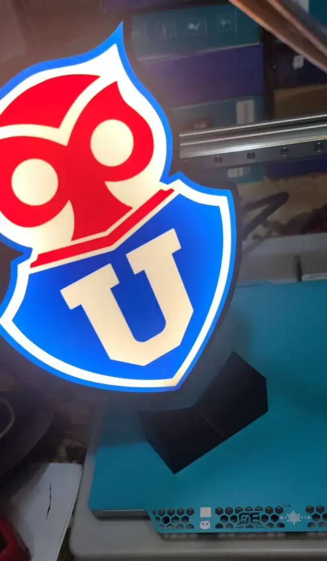 🔵🔴 Letrero Luminoso Universidad de Chile 3D – 26 - 1