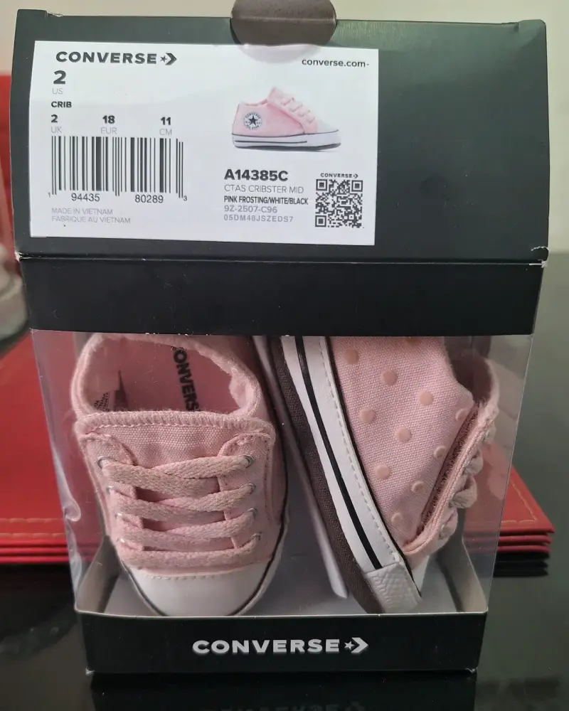 Zapatillas Converse Rosadas para Bebé