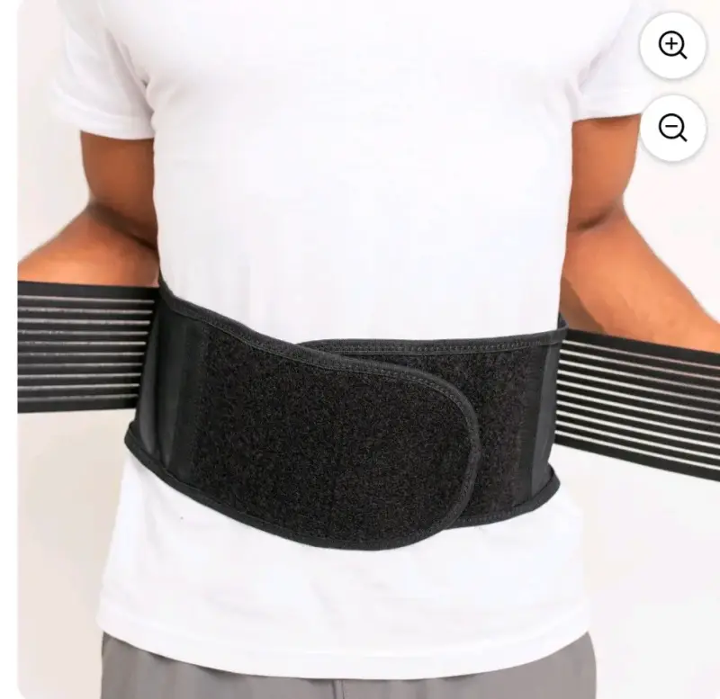 Faja lumbar negra ObusForme para soporte - 2