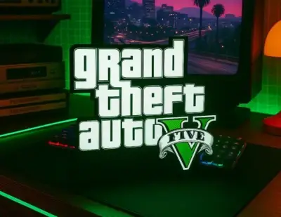 Letrero Luminoso GTA V 3D – USB-C 5V | Ideal para - miniatura 2