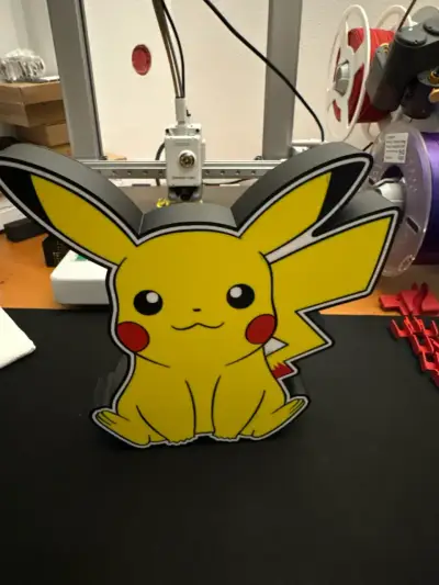 ⚡ Letrero Luminoso Pikachu 3D – USB-C 5V | Ideal p - miniatura 3