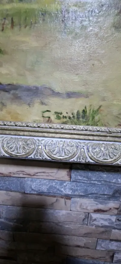 Cuadro Paisaje con Marco Decorativo - miniatura 4