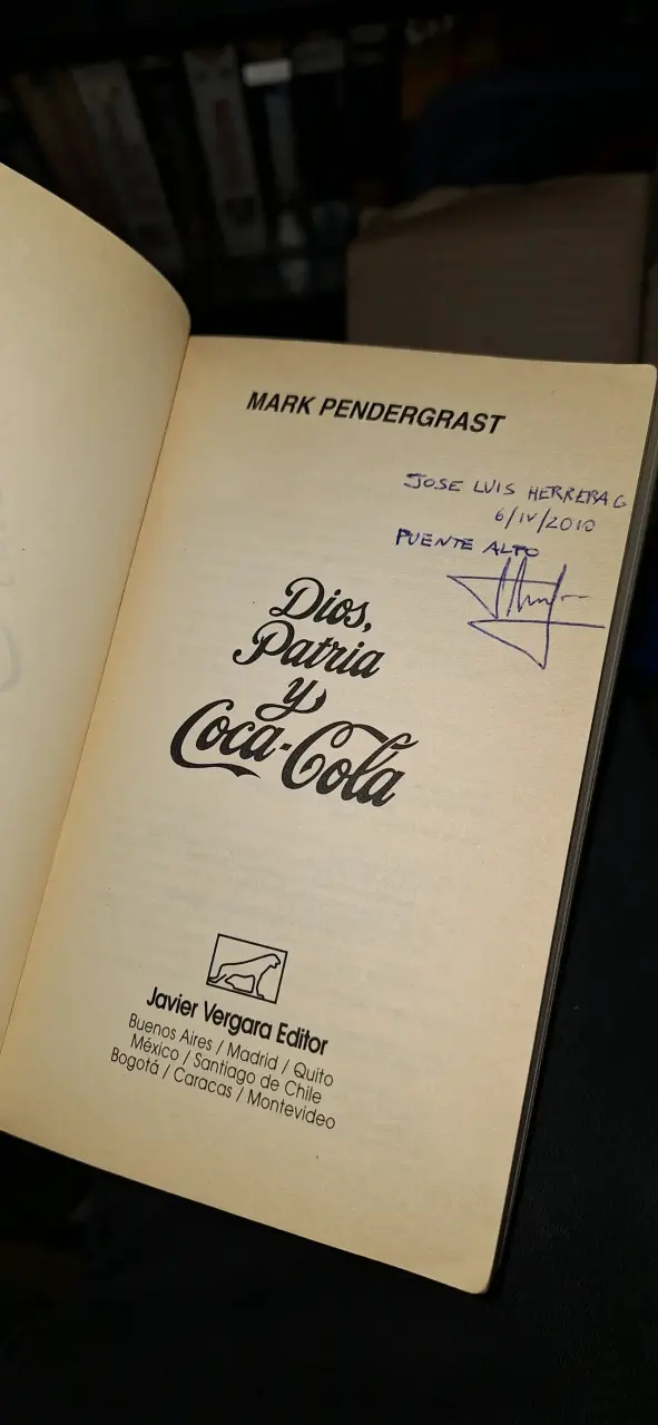 Libro Dios, Patria y Coca-Cola original - 4