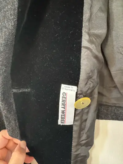Blazer gris Gerry Weber con solapa negra - miniatura 3