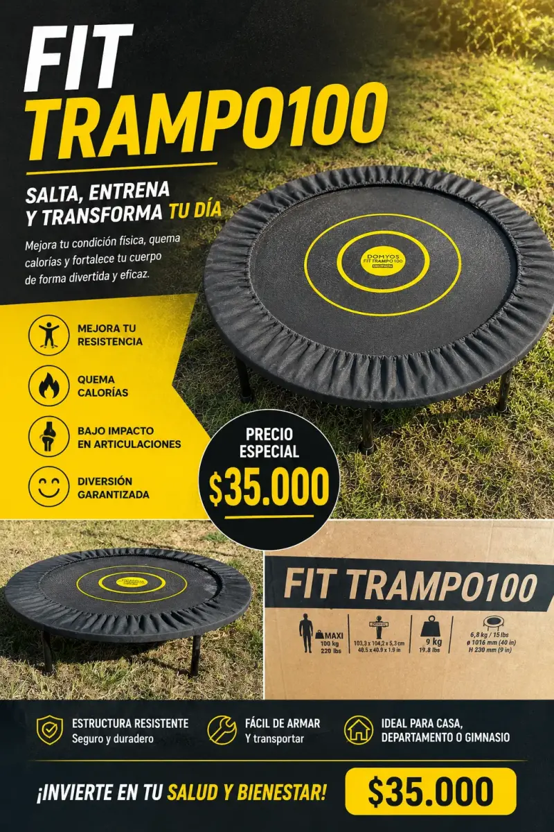 Trampolín Fitness Domyos Fit Trampo100