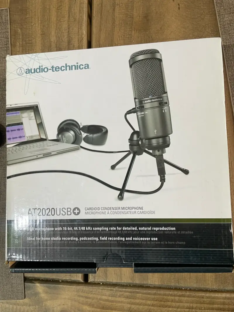 Micrófono condensador USB Audio-Technica AT2020 - 2