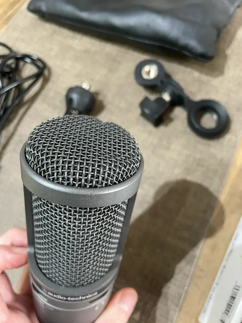 Micrófono condensador USB Audio-Technica AT2020 - 4