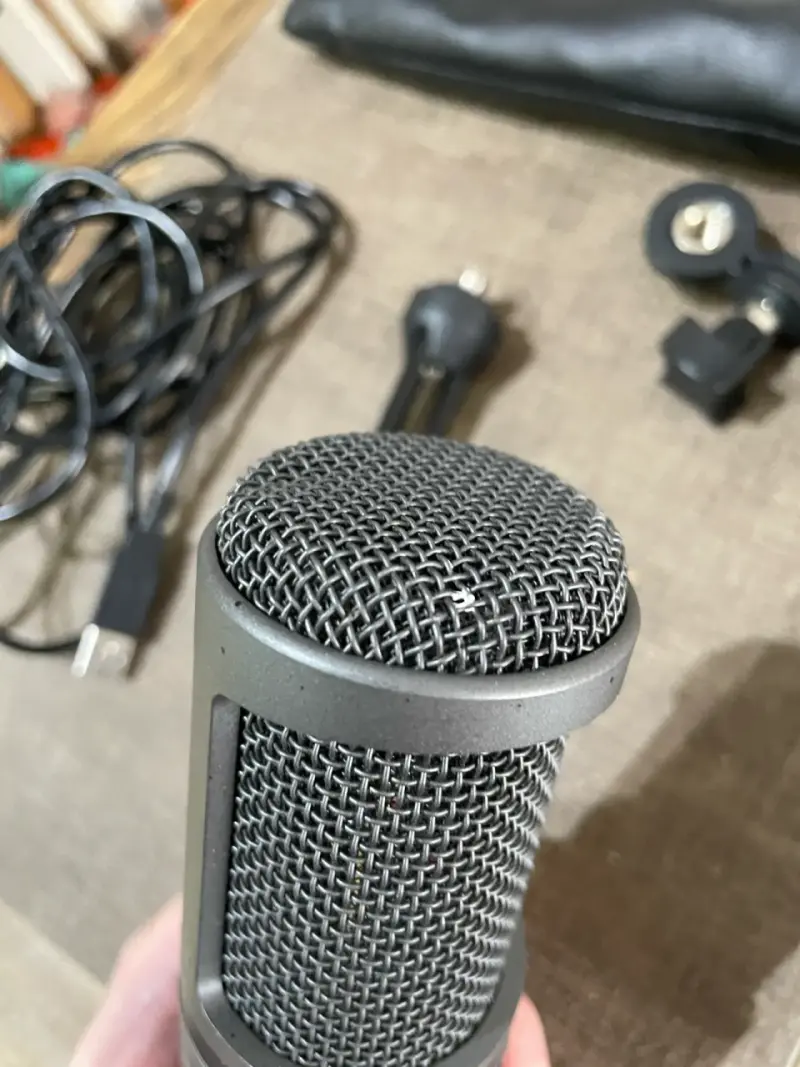 Micrófono condensador USB Audio-Technica AT2020 - 6
