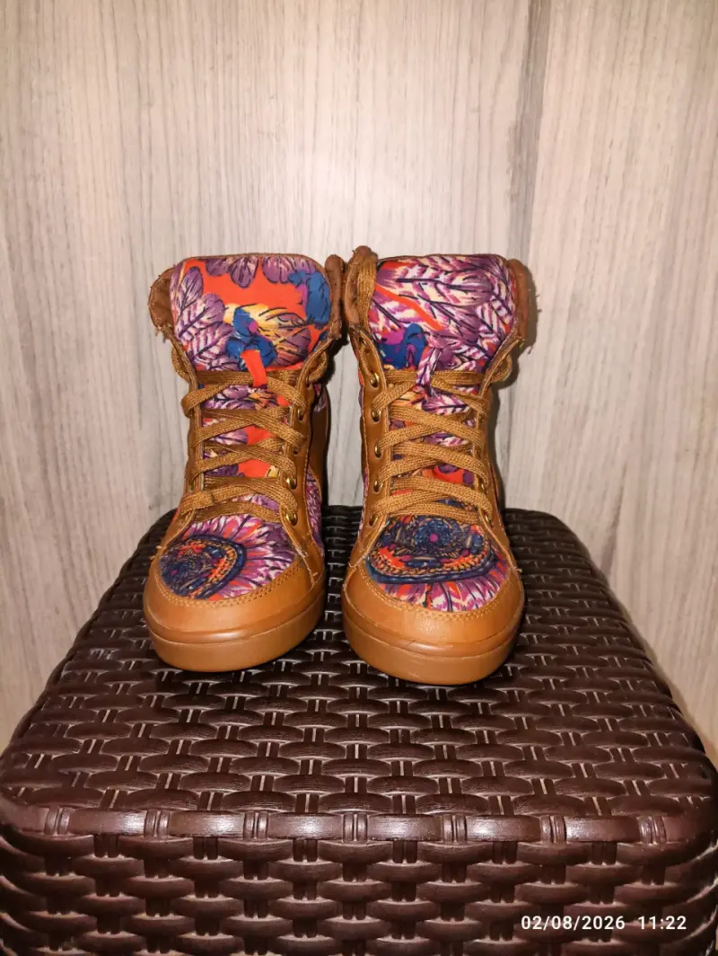 Botines de cuña marrones con estampado Call It Spr - 2