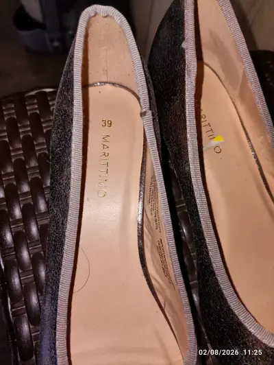 Zapatos planos metalizados Martino talla 39 - miniatura 4