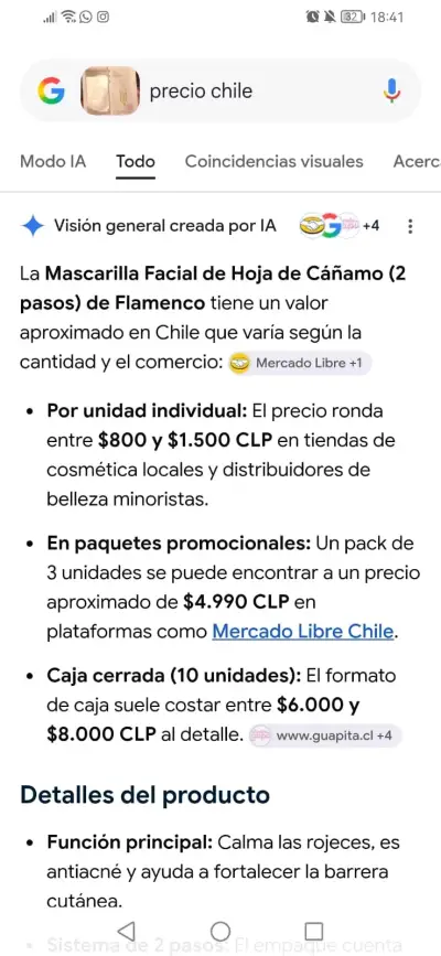 Mascarillas Faciales Flamenco Variadas - miniatura 3