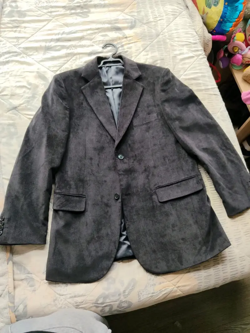 Blazer de hombre gris Kenneth Stevens talla 48 - 2