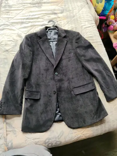 Blazer de hombre gris Kenneth Stevens talla 48 - miniatura 2