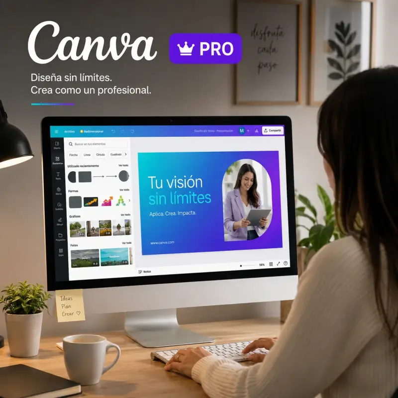 Canva Pro  |  1 Año  | con Plantillas Premium - 2