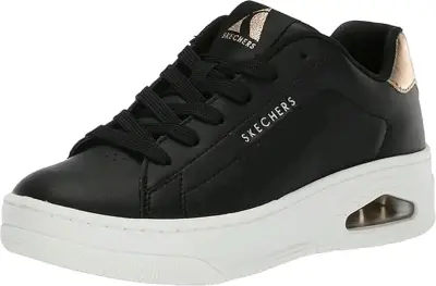 Zapatillas negras Skechers con plataforma - miniatura 1