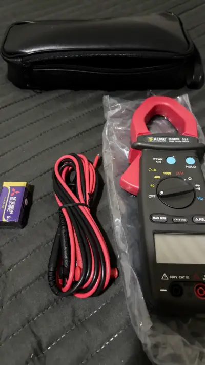 Amperímetro digital AEMC modelo 514 con accesorios - miniatura 2
