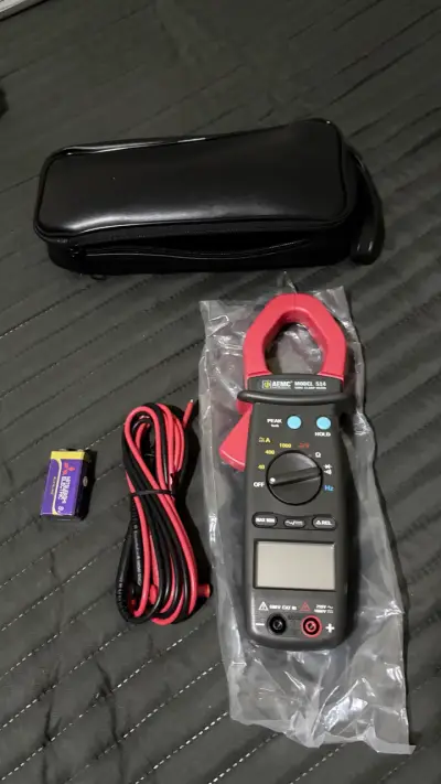 Amperímetro digital AEMC modelo 514 con accesorios - miniatura 4