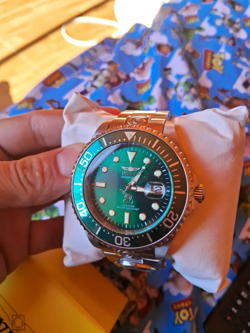 Reloj de buceo Invicta Grand Diver verde - 5