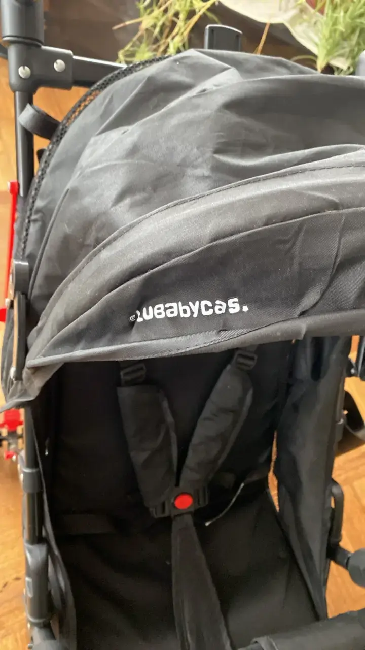 Coche de paseo plegable negro para bebé - 5